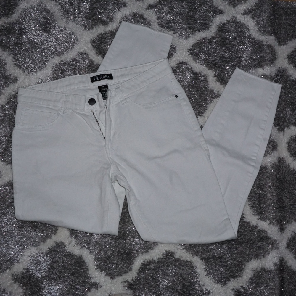 Generra White Stretch Jeans